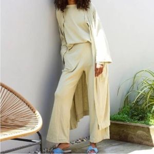 Free People Light Green Golden Sands 3 Piece Set Medium NWT